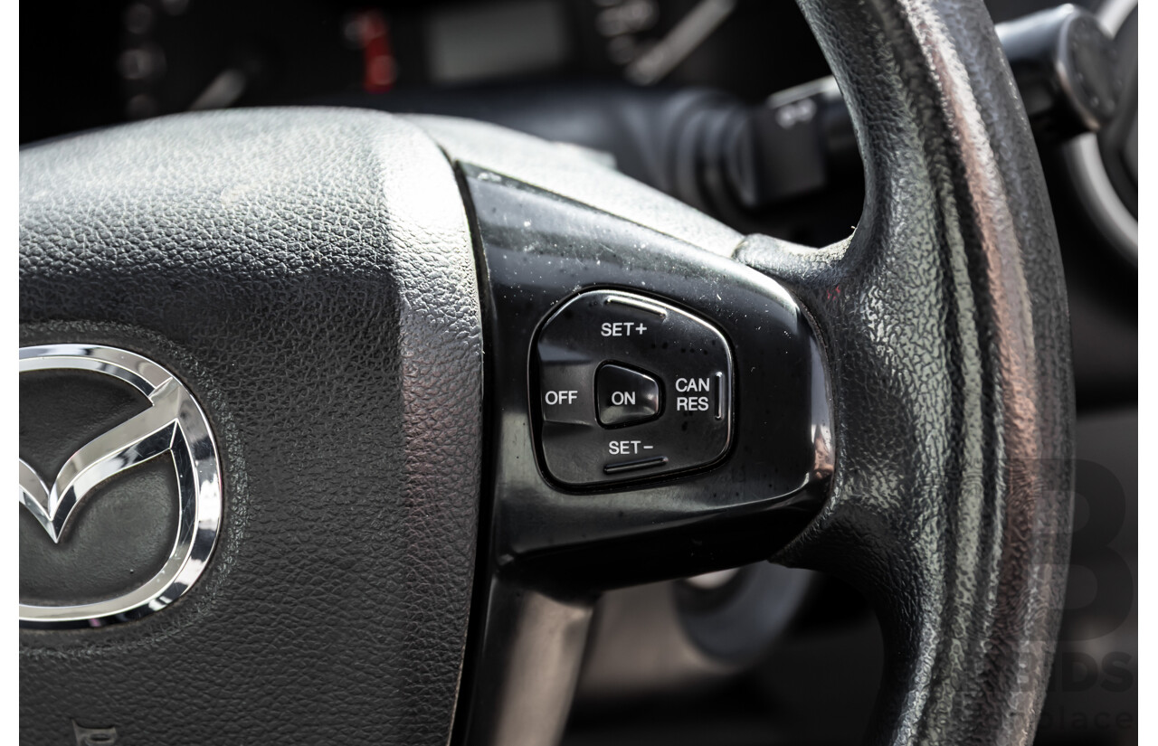 12/2012 Mazda BT-50 XT (4x2) C/Chas Cool White Turbo Diesel 2.2L