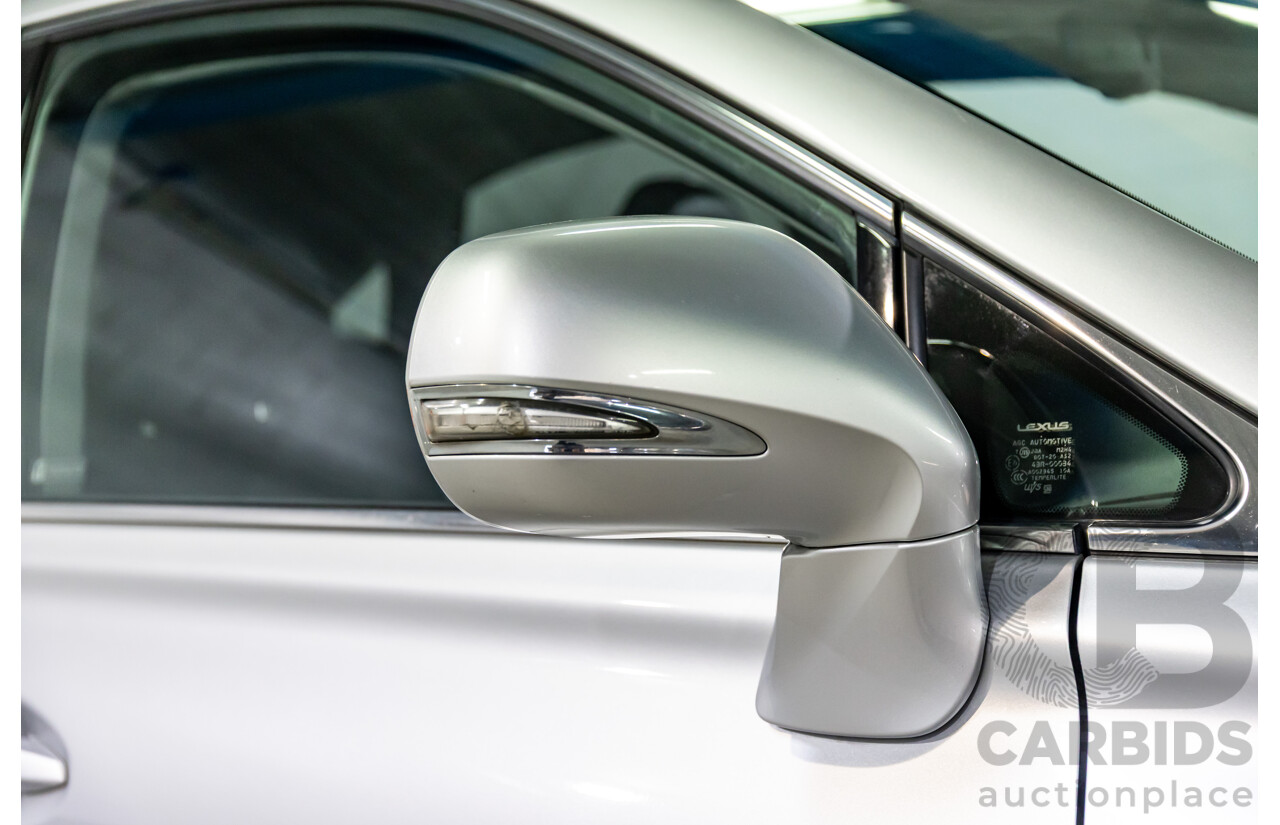 1/2014 Lexus RX450h Sports Luxury GYL15R MY12 4d Wagon Premium Silver Metallic 3.5L - 220kW Hybrid