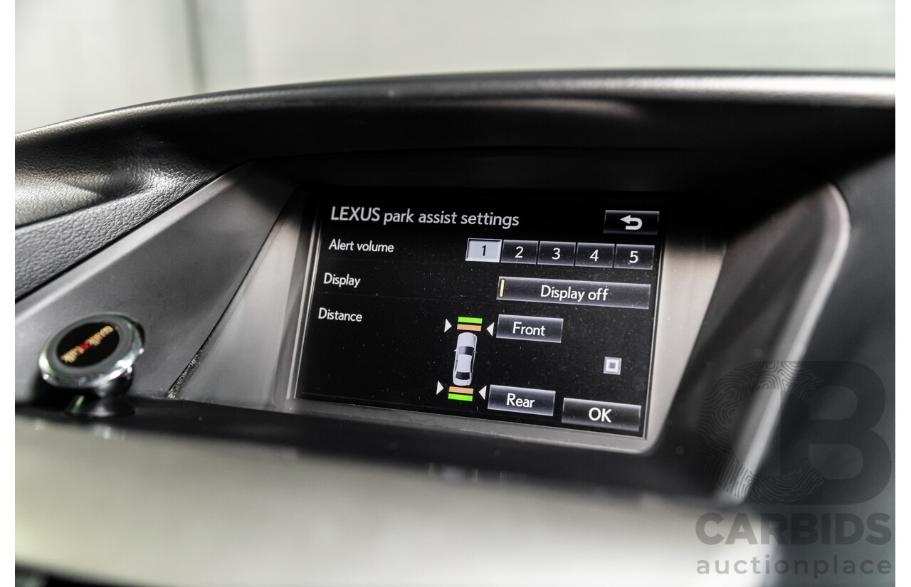 1/2014 Lexus RX450h Sports Luxury GYL15R MY12 4d Wagon Premium Silver Metallic 3.5L - 220kW Hybrid
