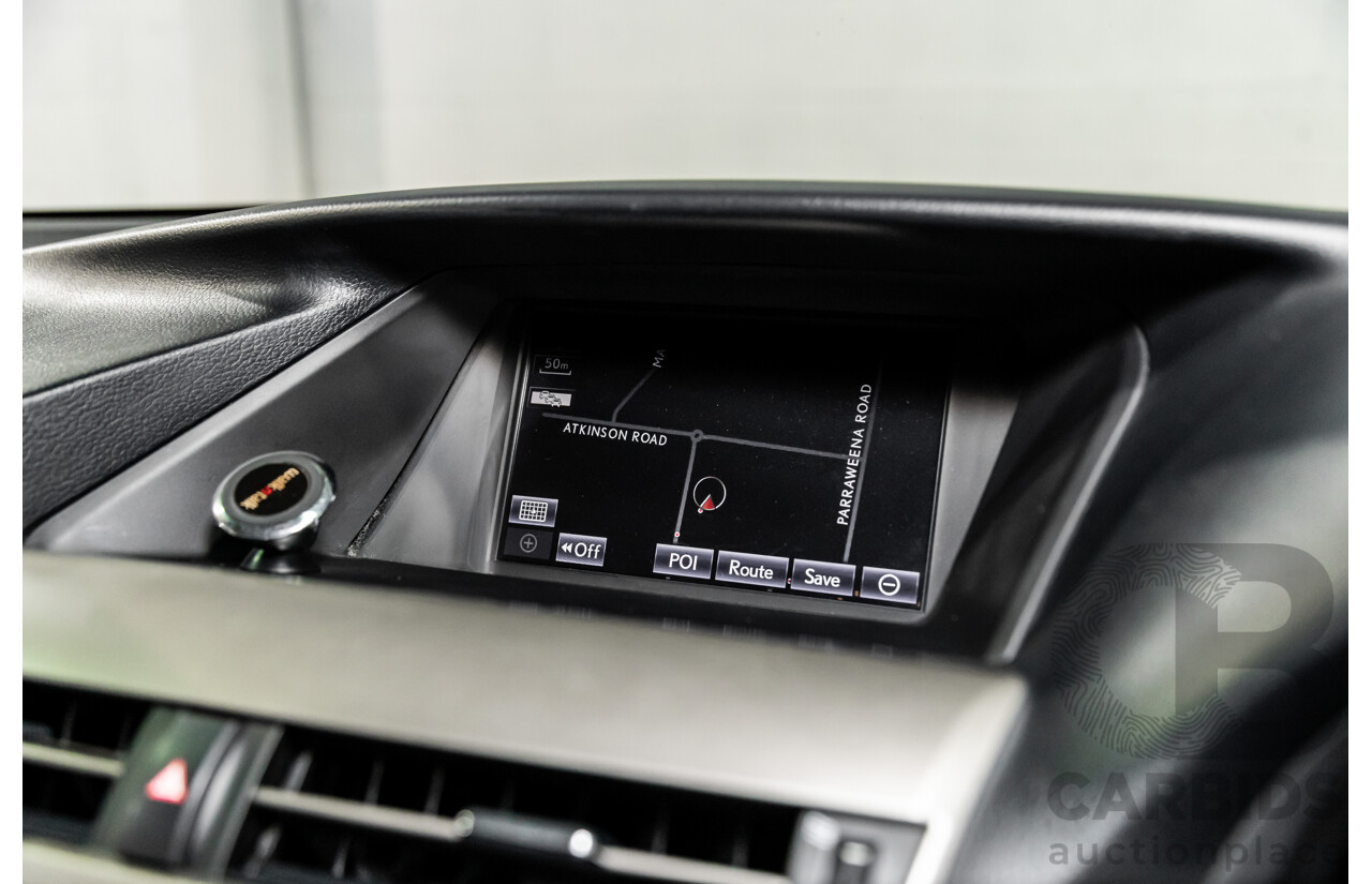 1/2014 Lexus RX450h Sports Luxury GYL15R MY12 4d Wagon Premium Silver Metallic 3.5L - 220kW Hybrid
