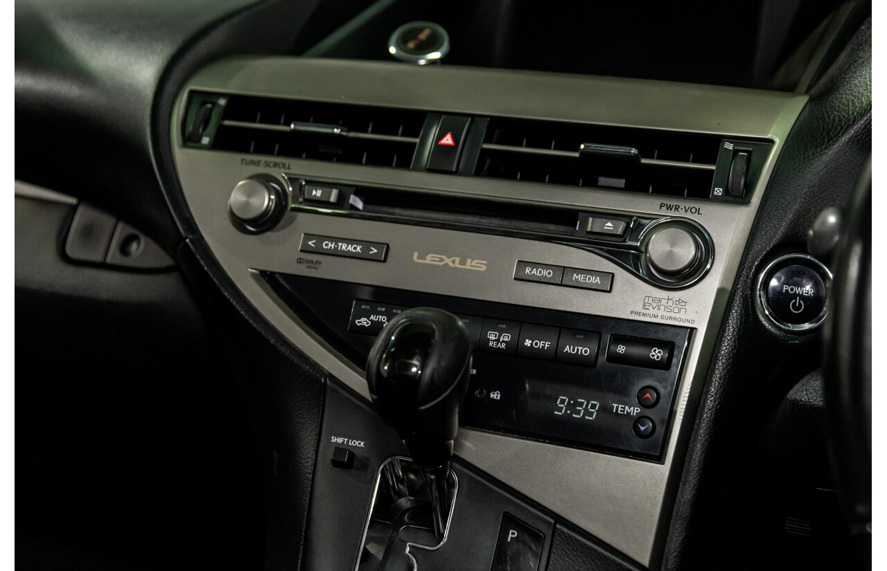 1/2014 Lexus RX450h Sports Luxury GYL15R MY12 4d Wagon Premium Silver Metallic 3.5L - 220kW Hybrid