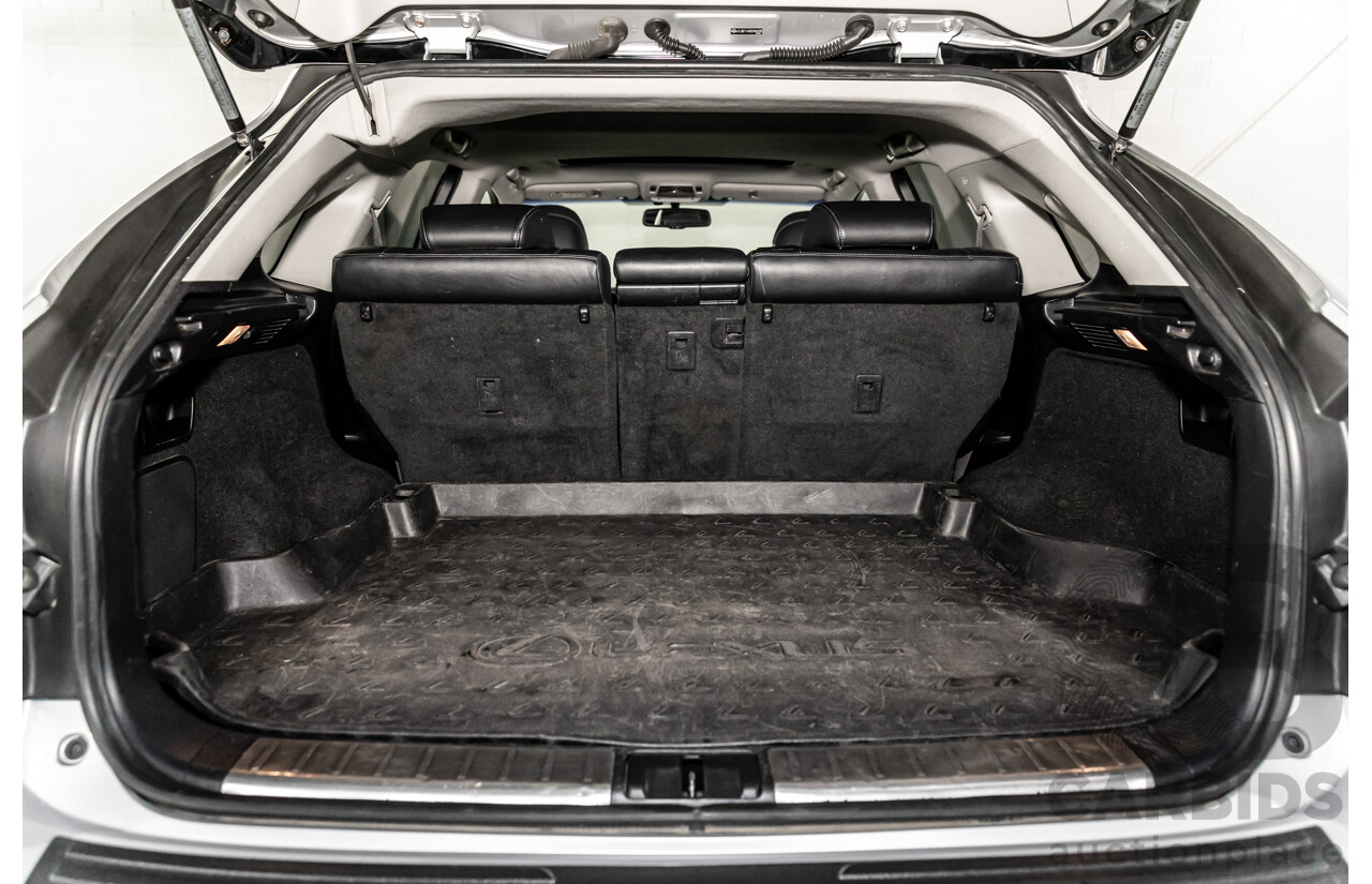 1/2014 Lexus RX450h Sports Luxury GYL15R MY12 4d Wagon Premium Silver Metallic 3.5L - 220kW Hybrid