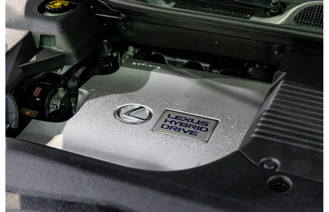 1/2014 Lexus RX450h Sports Luxury GYL15R MY12 4d Wagon Premium Silver Metallic 3.5L - 220kW Hybrid
