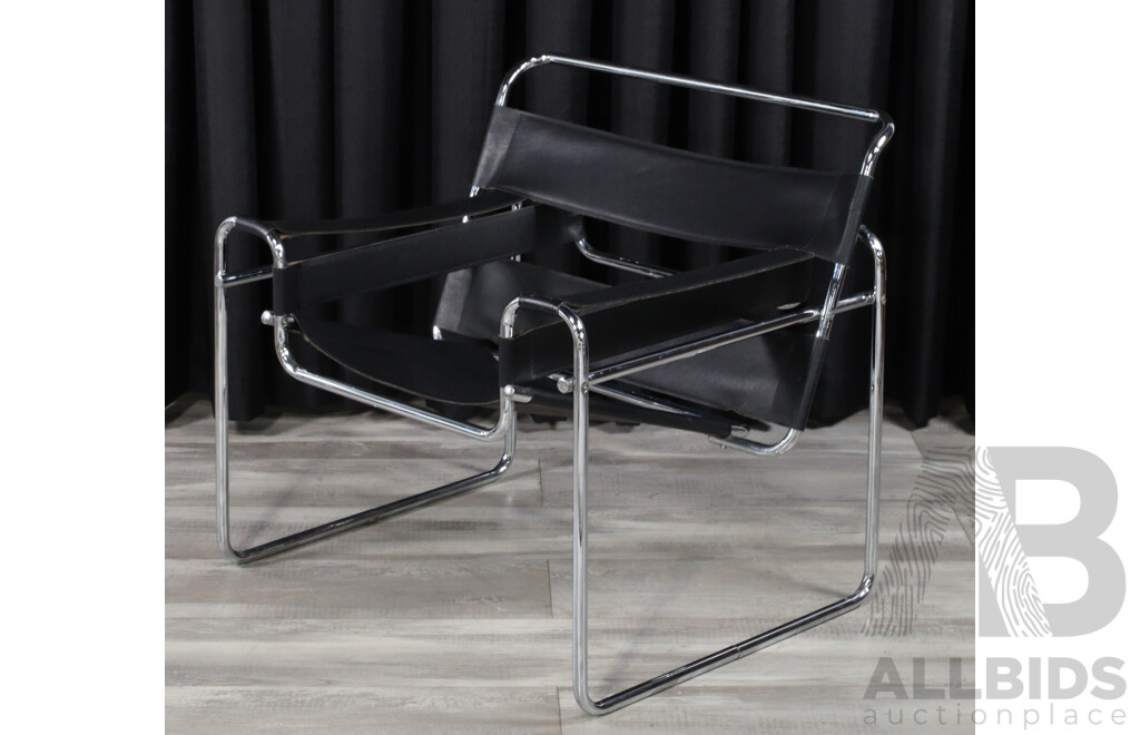 Pair Of Reproduction Wasily Armchairs