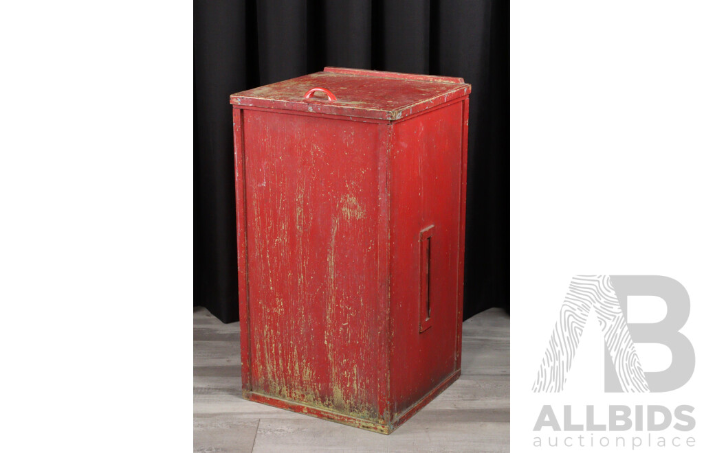 Rustic Ply Painted Potato Bin