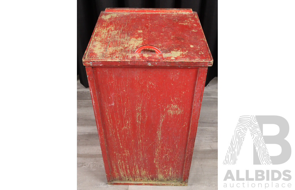 Rustic Ply Painted Potato Bin