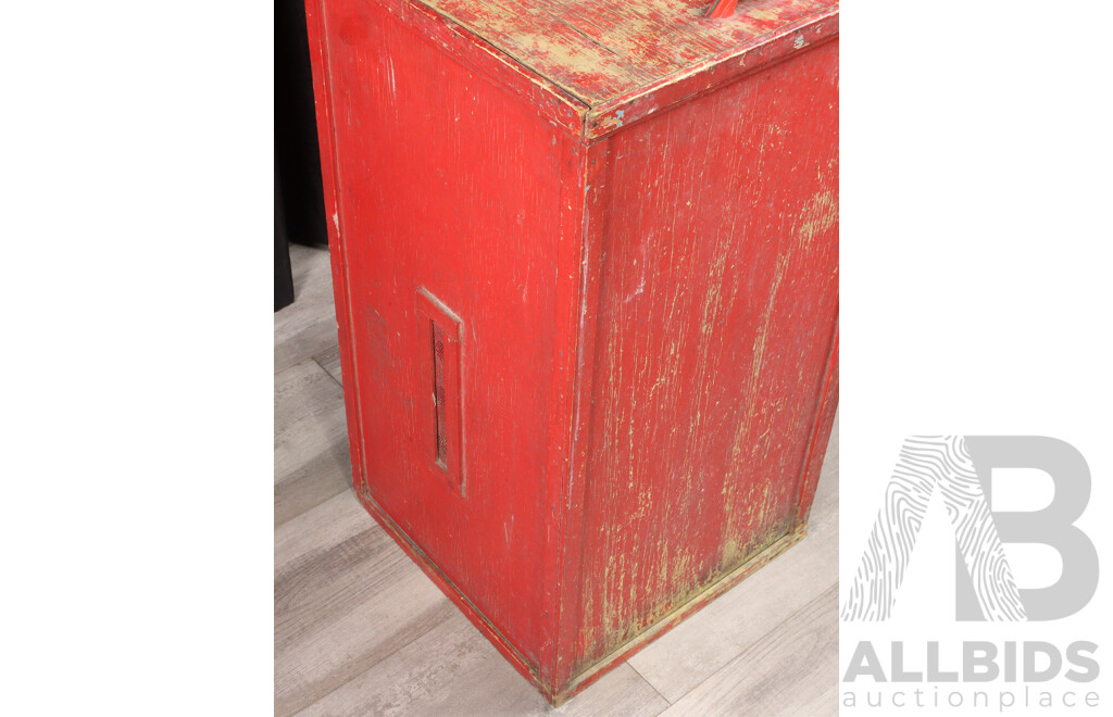 Rustic Ply Painted Potato Bin