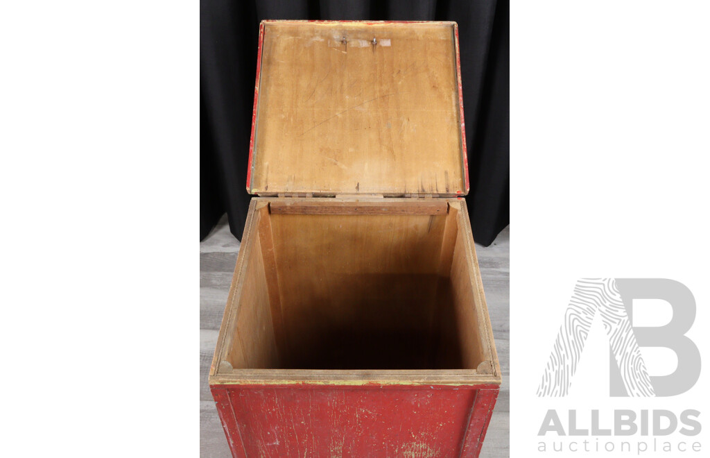 Rustic Ply Painted Potato Bin