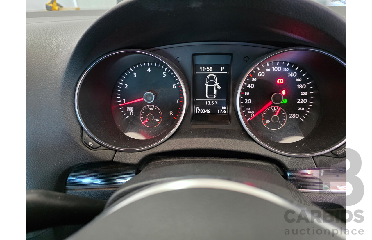 6/2010 Volkswagen Golf GTi 1K MY10 5d Hatchback White Turbo 2.0L