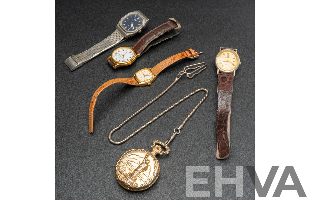 Collection of (5) Vintage Watches Including Citizen & Pulsar