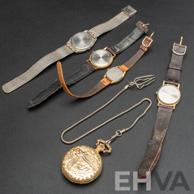 Collection of (5) Vintage Watches Including Citizen & Pulsar