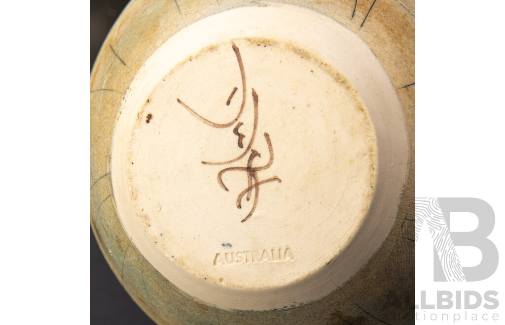 Collection Australian Local Studio Pottery Pieces Including Vase by David & Linda Diggins, Murramarang Pottery and More