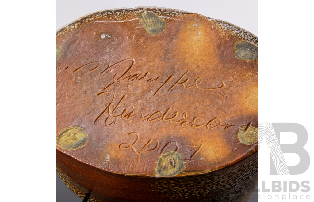Collection Australian Local Studio Pottery Pieces Including Two Examples by Maryke Henderson and More