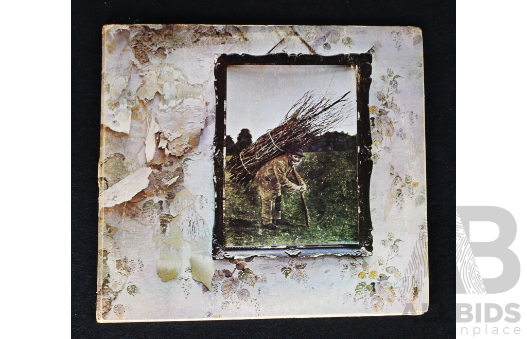 Led Zeppelin IV, in Gatefold Sleeve, Vintage Vinyl LP Record