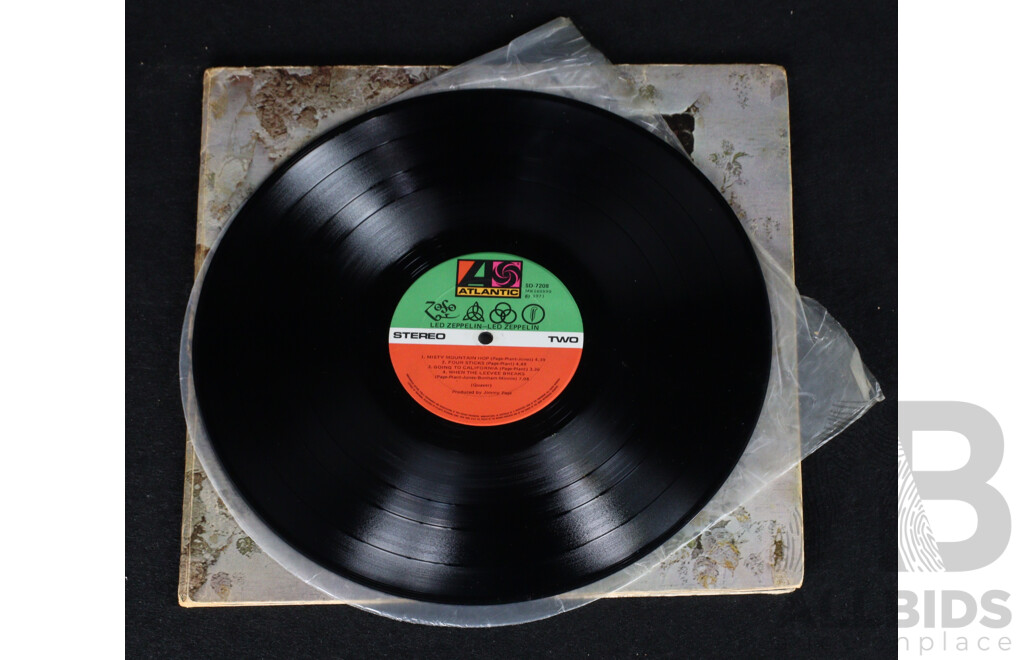 Led Zeppelin IV, in Gatefold Sleeve, Vintage Vinyl LP Record