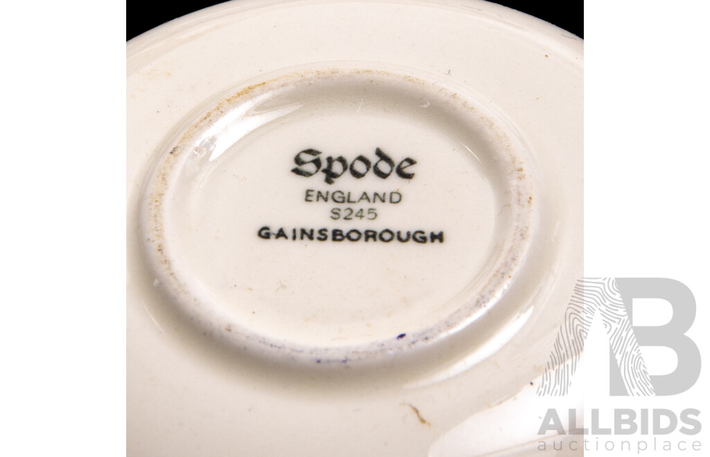 Wedgwood & Royal Worcester Cabinet Plate in Original Boxes Along with Robert Gordon Butter Dish & Two Spode Pin Dishes