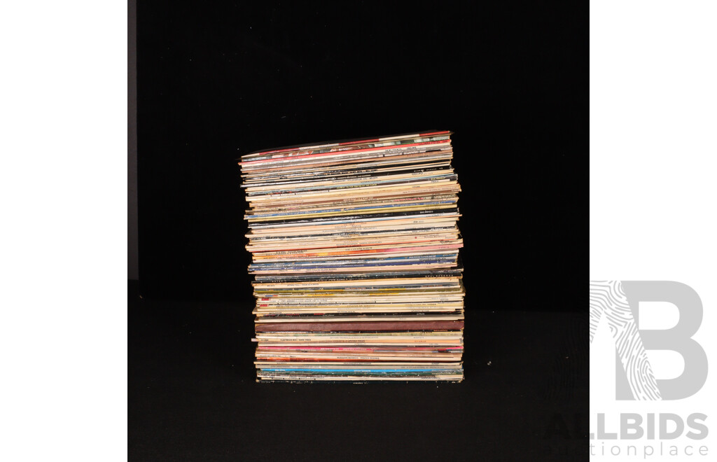 Large Collection Vintage Vinyl LP Records of Mixed Genres and Styles