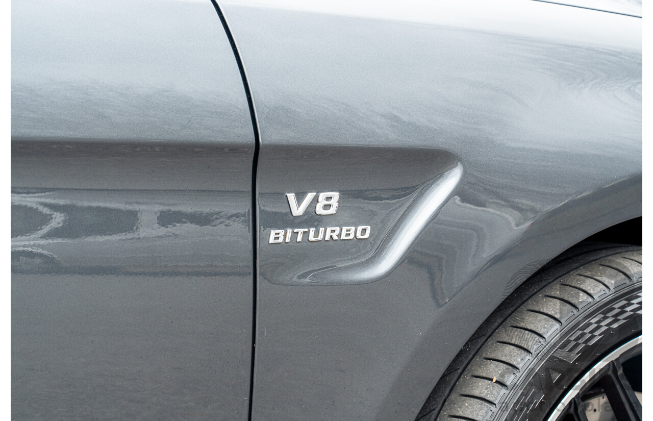 10/2012 Mercedes Benz ML63 AMG (4x4) 166 4d Wagon Tenorite Grey Metallic Twin Turbo V8 5.5L