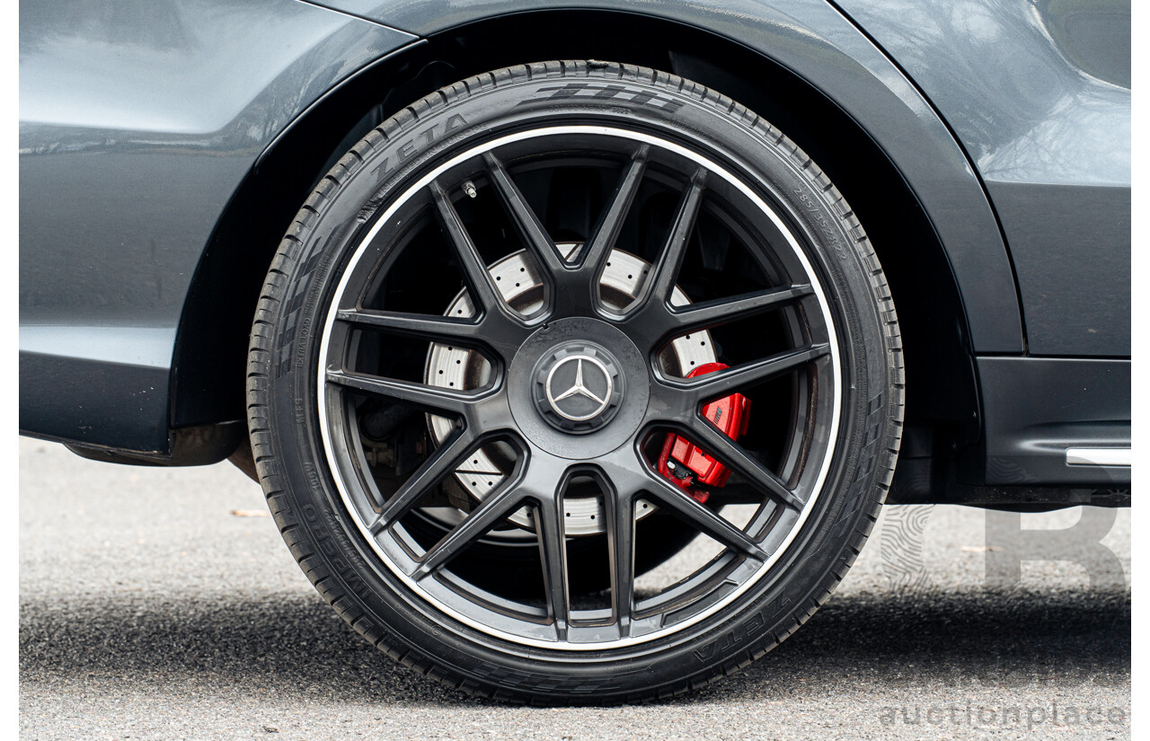 10/2012 Mercedes Benz ML63 AMG (4x4) 166 4d Wagon Tenorite Grey Metallic Twin Turbo V8 5.5L