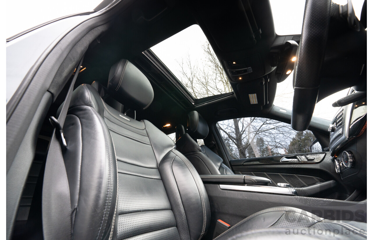 10/2012 Mercedes Benz ML63 AMG (4x4) 166 4d Wagon Tenorite Grey Metallic Twin Turbo V8 5.5L