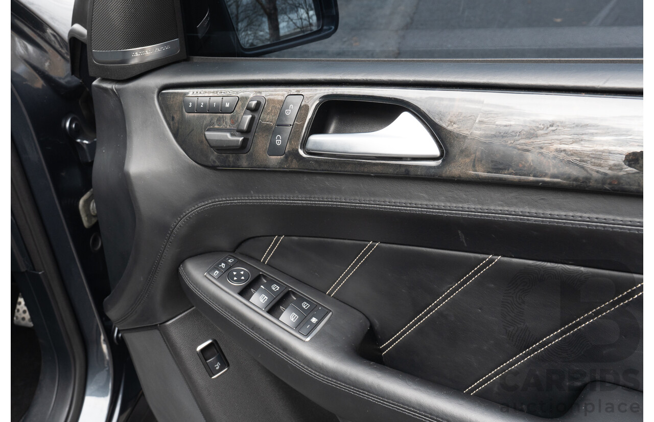 10/2012 Mercedes Benz ML63 AMG (4x4) 166 4d Wagon Tenorite Grey Metallic Twin Turbo V8 5.5L
