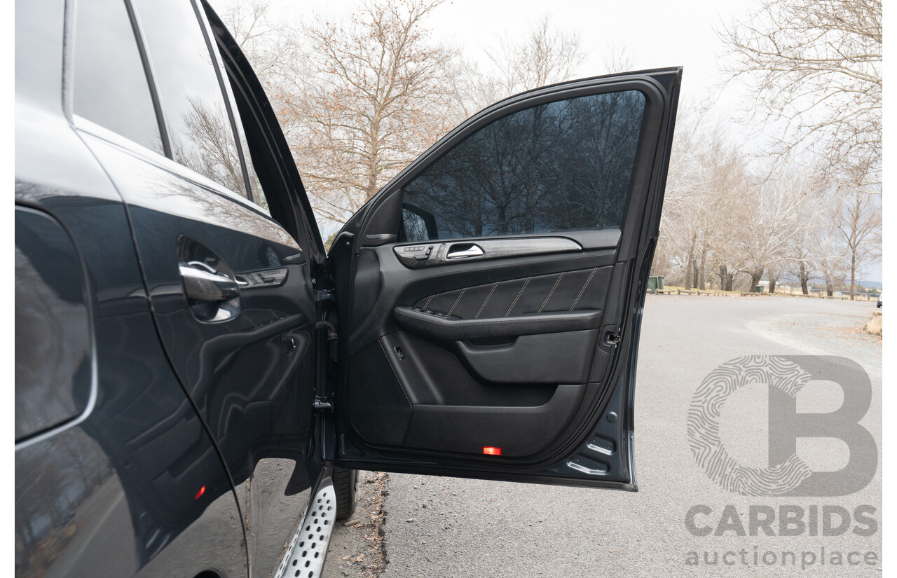 10/2012 Mercedes Benz ML63 AMG (4x4) 166 4d Wagon Tenorite Grey Metallic Twin Turbo V8 5.5L