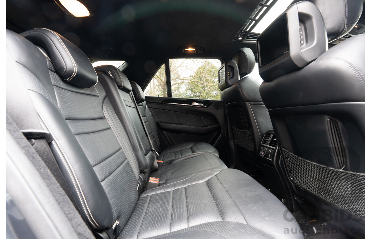 10/2012 Mercedes Benz ML63 AMG (4x4) 166 4d Wagon Tenorite Grey Metallic Twin Turbo V8 5.5L