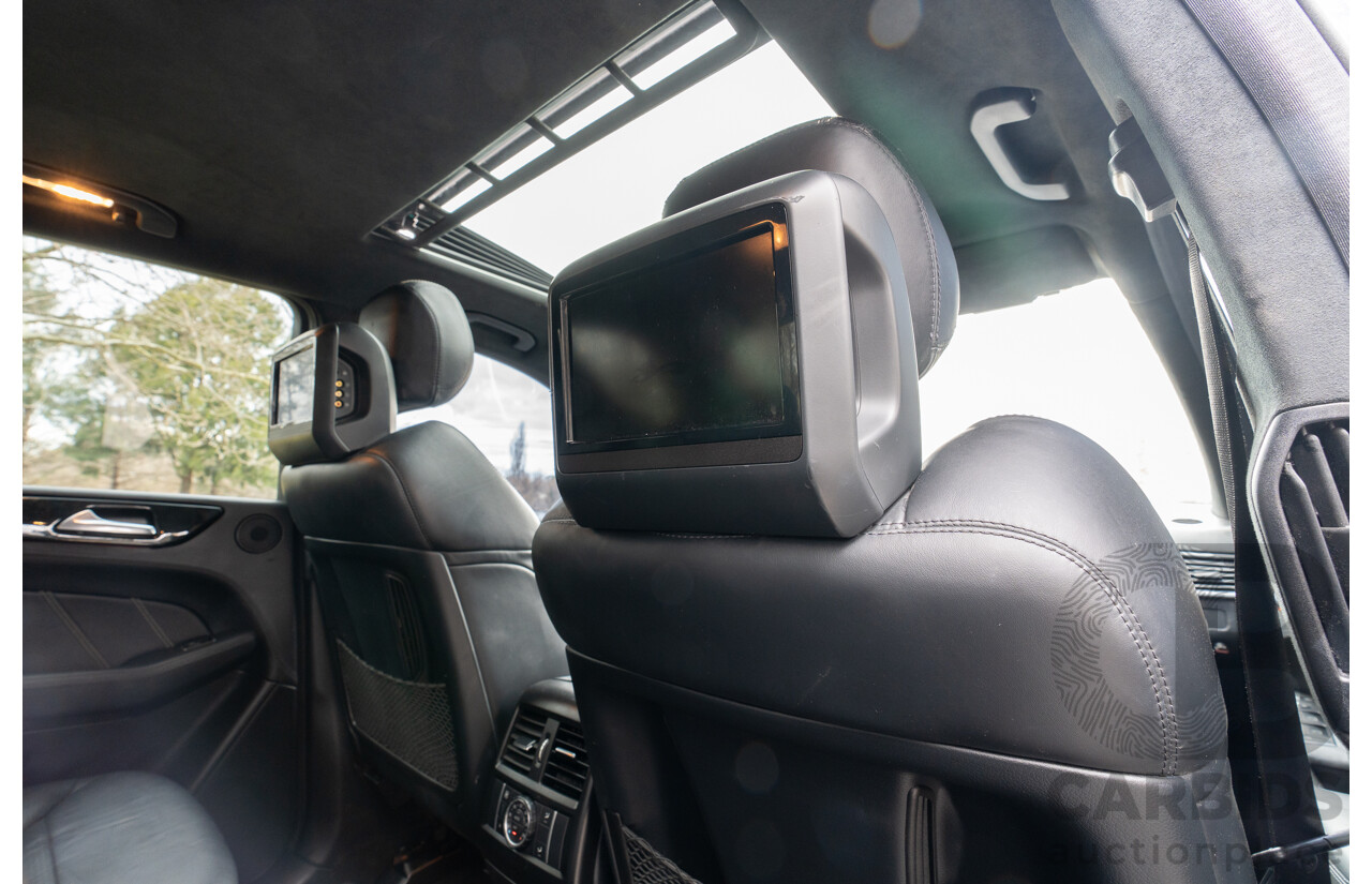 10/2012 Mercedes Benz ML63 AMG (4x4) 166 4d Wagon Tenorite Grey Metallic Twin Turbo V8 5.5L