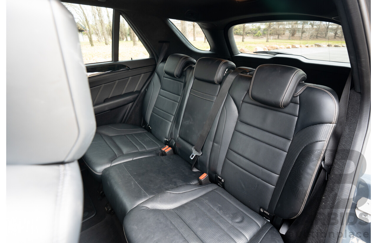10/2012 Mercedes Benz ML63 AMG (4x4) 166 4d Wagon Tenorite Grey Metallic Twin Turbo V8 5.5L