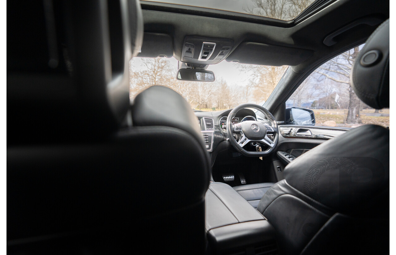 10/2012 Mercedes Benz ML63 AMG (4x4) 166 4d Wagon Tenorite Grey Metallic Twin Turbo V8 5.5L