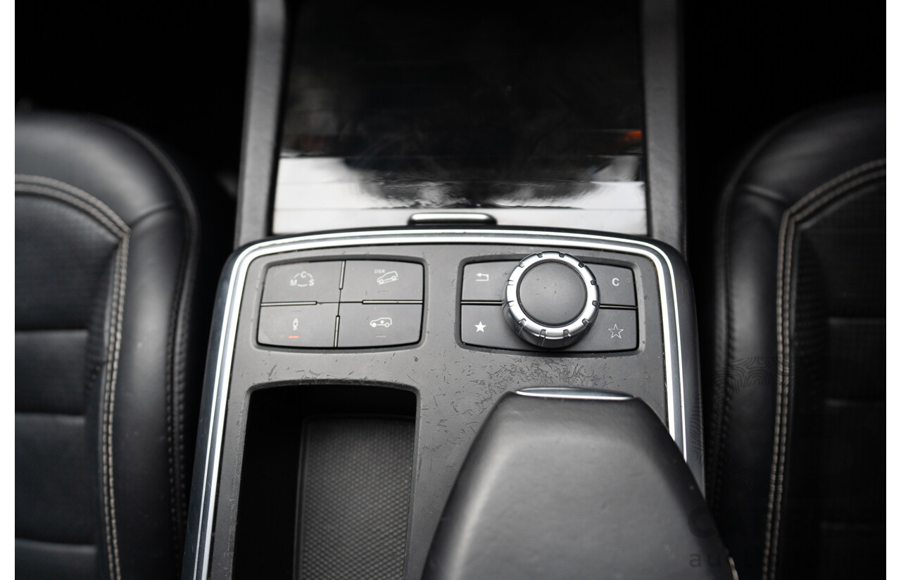 10/2012 Mercedes Benz ML63 AMG (4x4) 166 4d Wagon Tenorite Grey Metallic Twin Turbo V8 5.5L