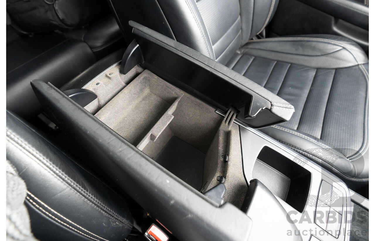 10/2012 Mercedes Benz ML63 AMG (4x4) 166 4d Wagon Tenorite Grey Metallic Twin Turbo V8 5.5L