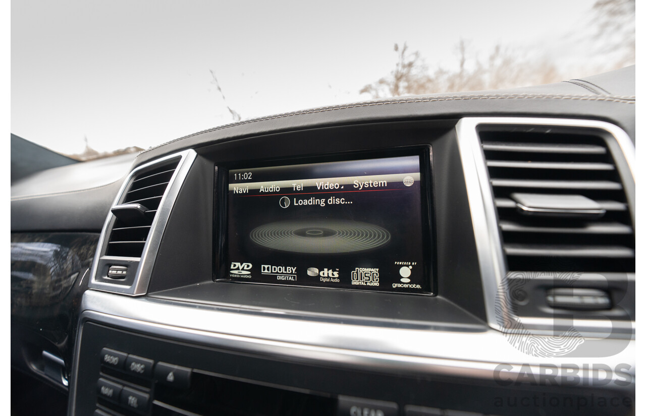 10/2012 Mercedes Benz ML63 AMG (4x4) 166 4d Wagon Tenorite Grey Metallic Twin Turbo V8 5.5L
