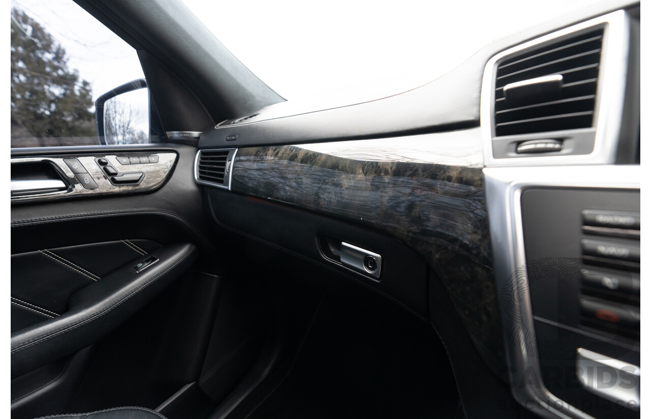 10/2012 Mercedes Benz ML63 AMG (4x4) 166 4d Wagon Tenorite Grey Metallic Twin Turbo V8 5.5L