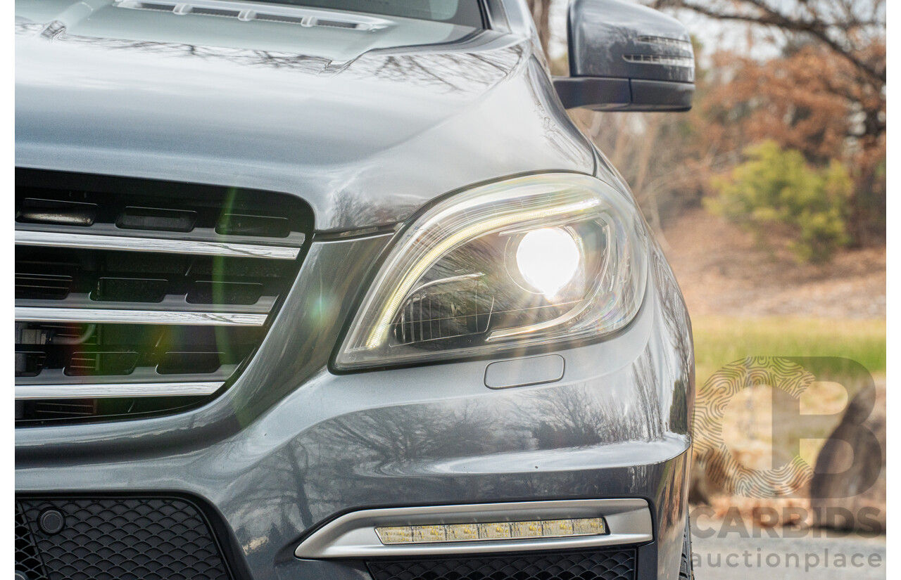 10/2012 Mercedes Benz ML63 AMG (4x4) 166 4d Wagon Tenorite Grey Metallic Twin Turbo V8 5.5L