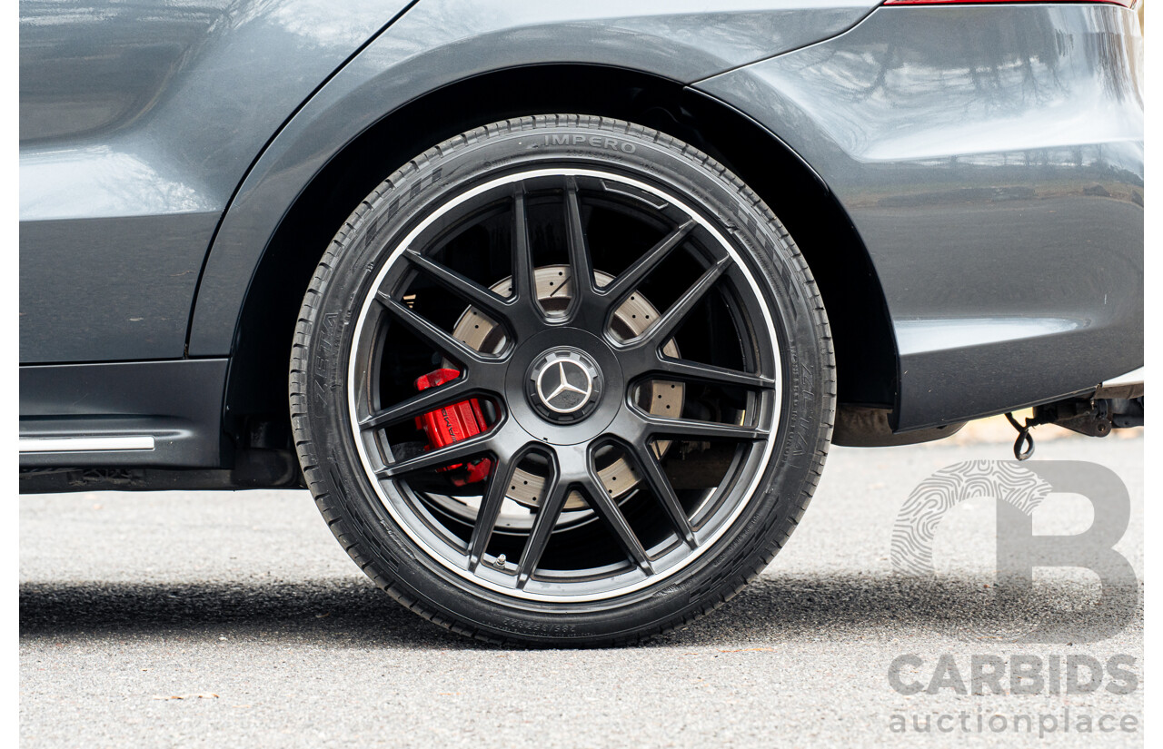 10/2012 Mercedes Benz ML63 AMG (4x4) 166 4d Wagon Tenorite Grey Metallic Twin Turbo V8 5.5L