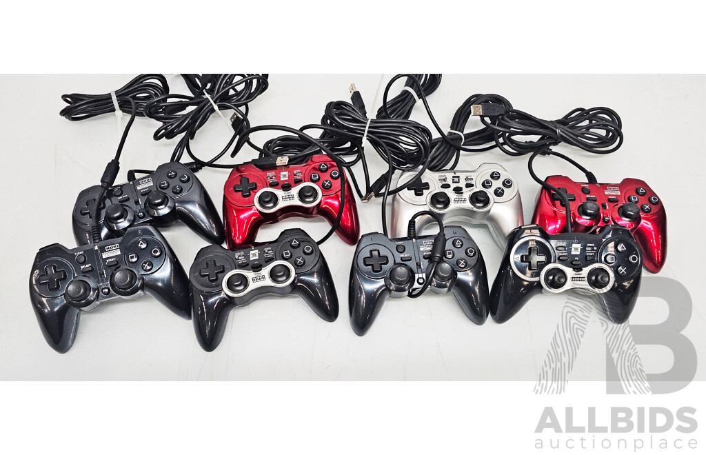 Hori Playstation 3 USB Controllers - Lot of 8