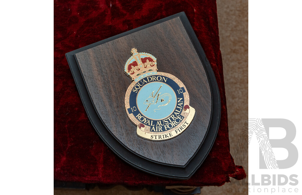 Collection Eight Australian Airforce Plaques