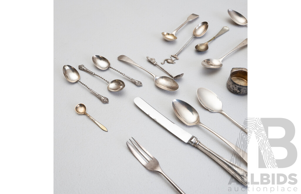 Collection of Sterling Silver, Varying Assay Offices and Makers, 217g