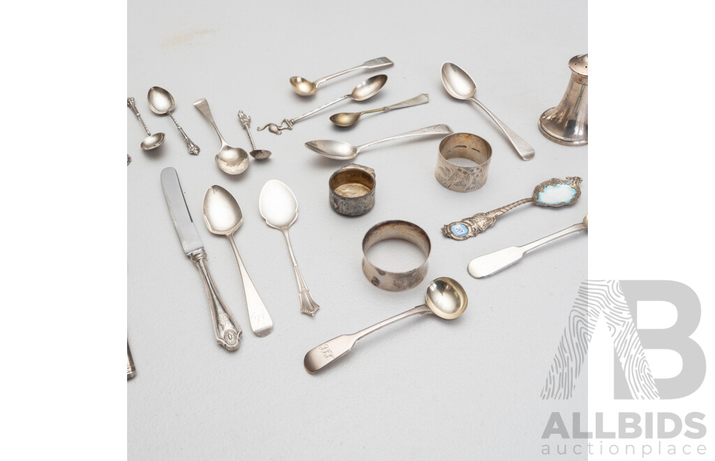 Collection of Sterling Silver, Varying Assay Offices and Makers, 217g