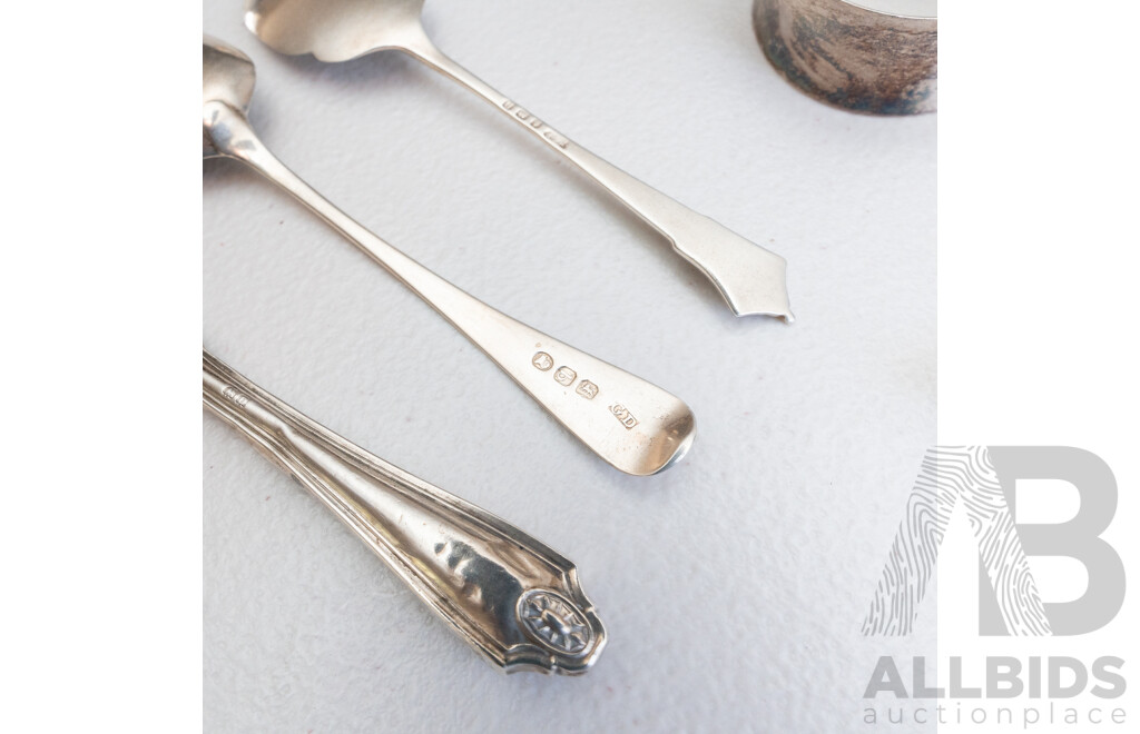 Collection of Sterling Silver, Varying Assay Offices and Makers, 217g