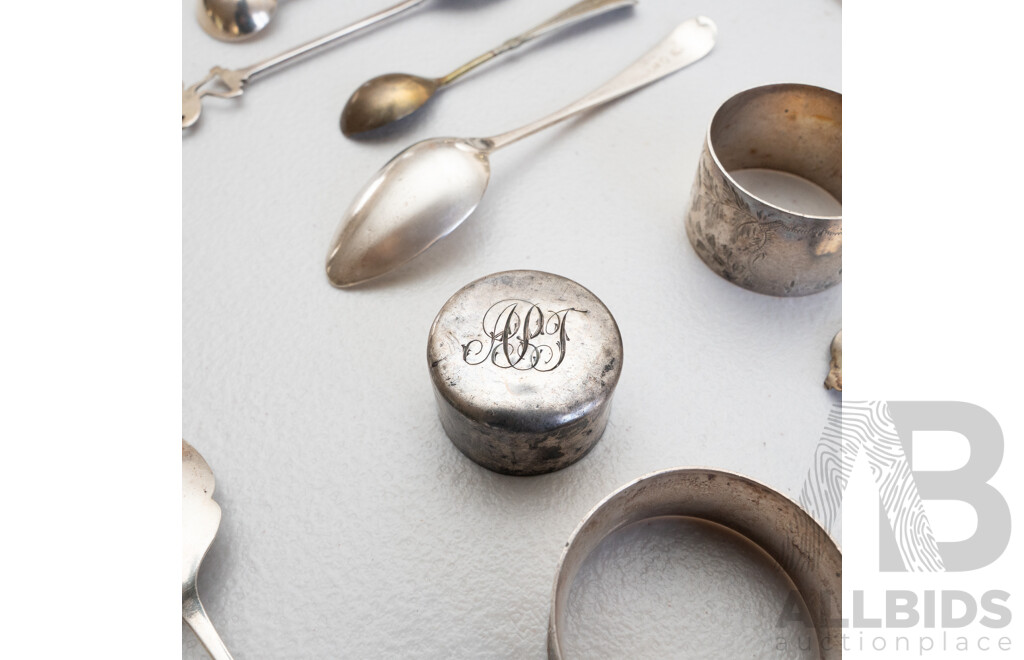 Collection of Sterling Silver, Varying Assay Offices and Makers, 217g