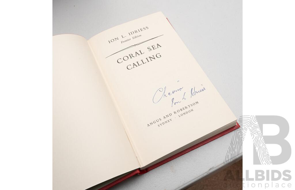 Ion Idriess, Frontier Editions, All Signed by Author, Set Six Cloth Bound Hardcovers in Slip Case