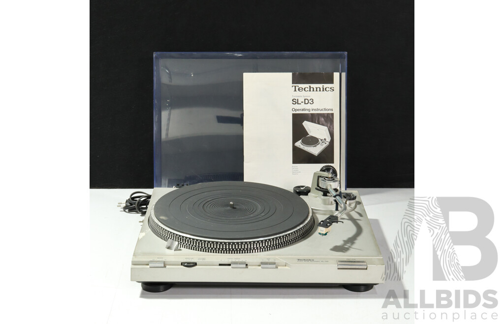 Technics SL-D3 Direct Drive Fully Automatic Turntable