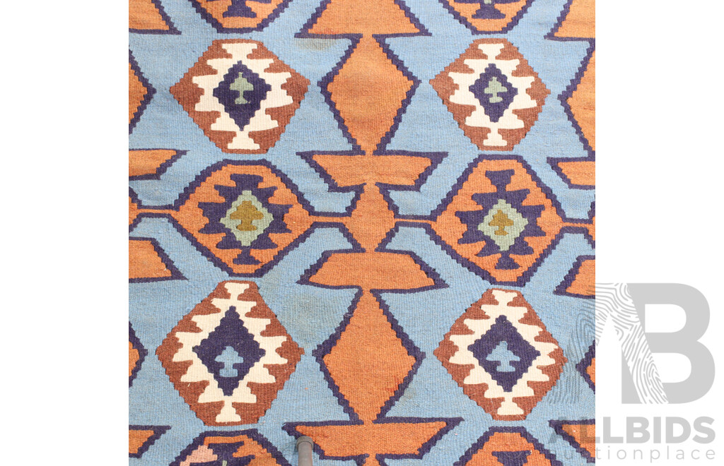 Hand Woven Persian Wool Slit Weave Kilim