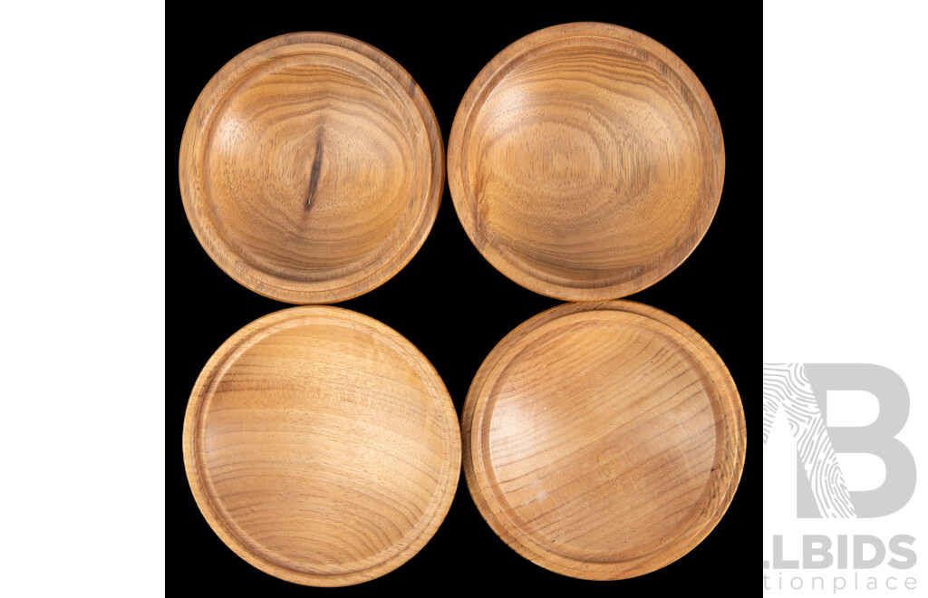 Pair Lidded Treen Containers by Bungendore Woodworks Gallery