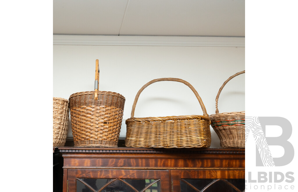 Large CollectionBaskets of Various Shapes and Sizes