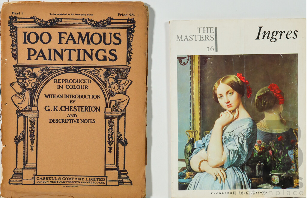 Large Collection of Varied Colour Prints, Including Complete Collection of J.A Dominique Ingres the Masters Knowledge Publications Vintage Prints, and More