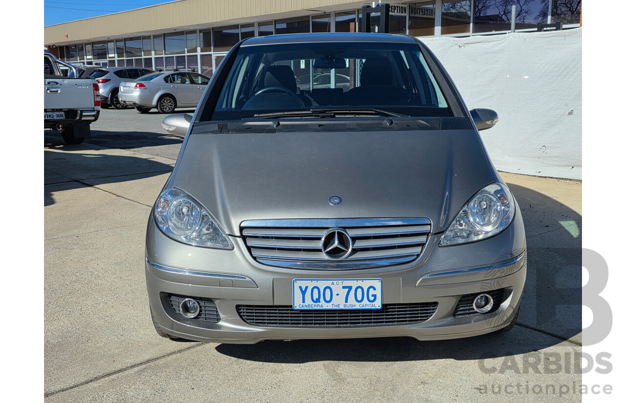 8/2005 Mercedes-Benz A170 Classic W169 5d Hatchback Silver 1.7L