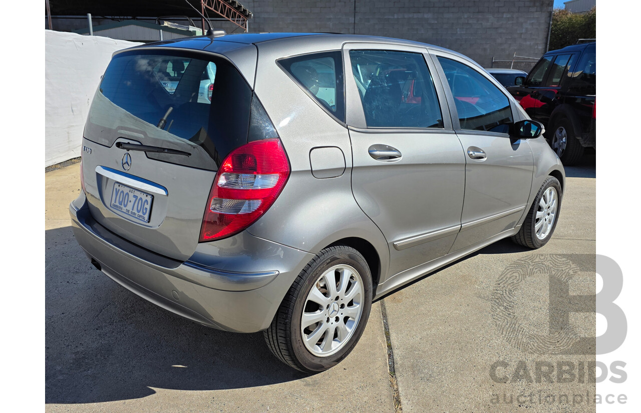 8/2005 Mercedes-Benz A170 Classic W169 5d Hatchback Silver 1.7L